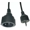 Power extension cord MicroConnect MC-PE0300FRB 3 m, EU plug, female IEC socket