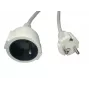 Power extension cord MicroConnect MC-PE0300FRW, 3 m length, 16 A rated