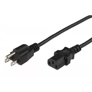 Microconnect PE110405 power cable Black 0.5 m C13 coupler Power plug type B