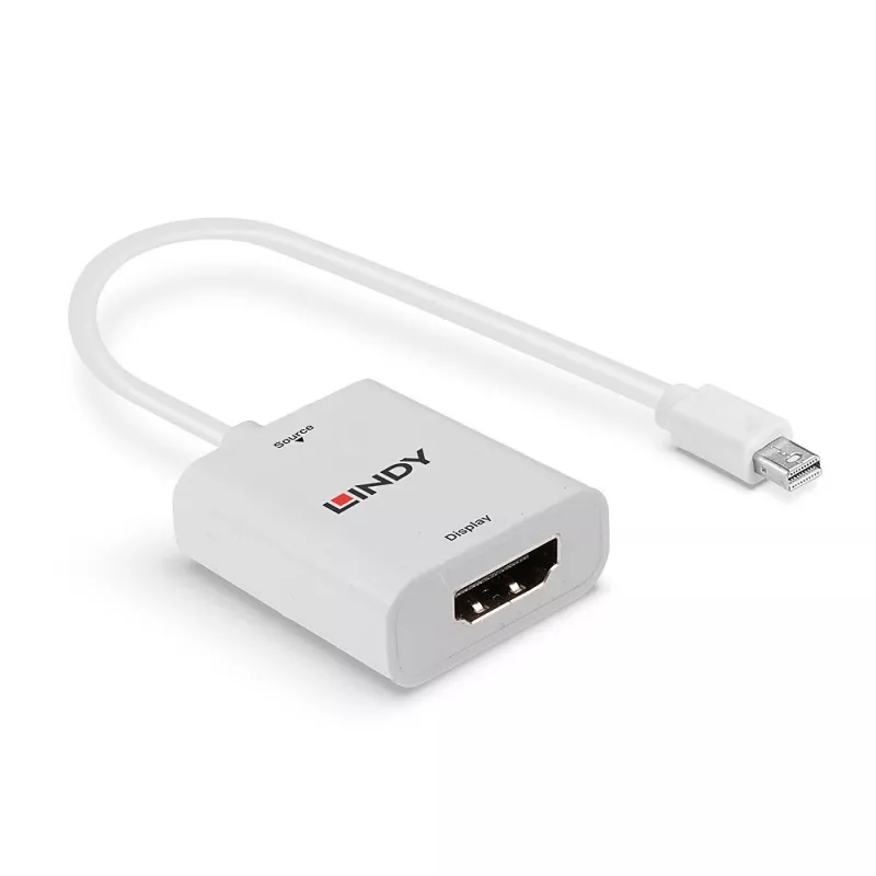Lindy Mini DisplayPort 1.2 to HDMI 2.0 18G Active Converter