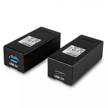 AV transmitter & receiver Lindy 200m Fibre Optic USB 3.0 Extender