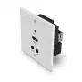 Lindy 70m Cat.6 HDMI 4K60, IR and RS-232 HDBaseT UK Wall Plate Extender, Transmitter