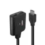 Lindy 2 Port HDMI 4K60 Splitter Cable Black 3840x2160