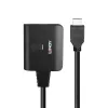 Lindy 2 Port HDMI 4K60 Splitter Cable Black 3840x2160
