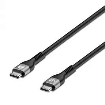 Manhattan USB-C to USB-C Cable 240W 2m Male to Male Black 480 Mbps