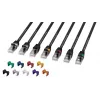 Lanview LV-UTP6A01B networking cable Black 1 m S/FTP (S-STP)