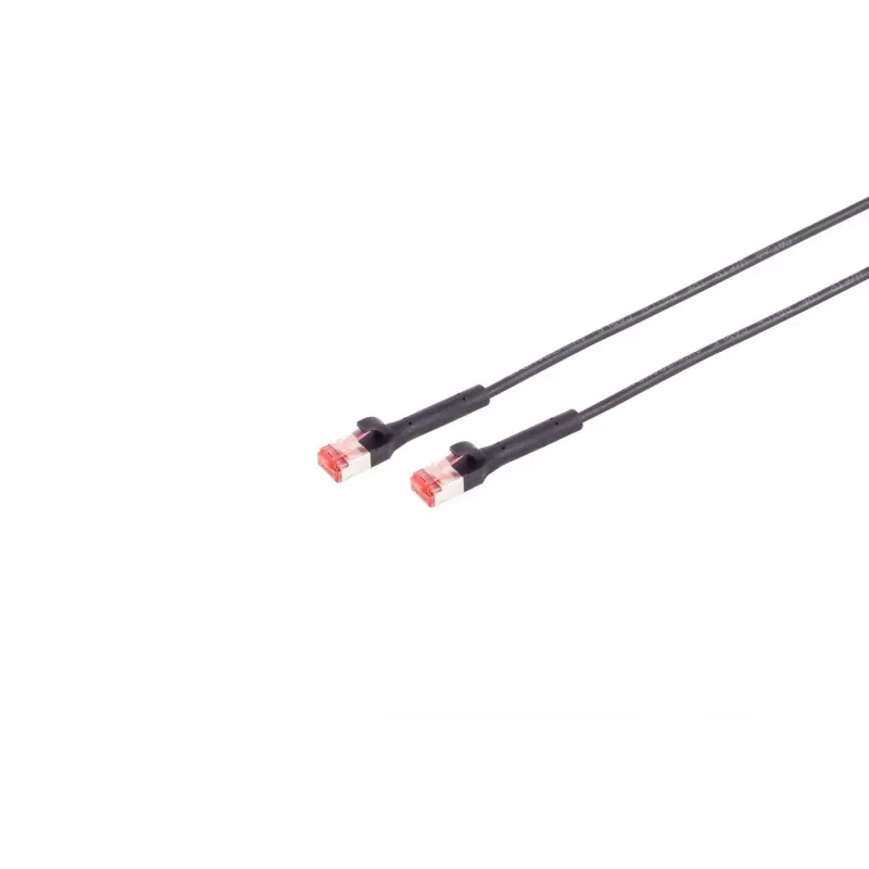 Networking cable Lanview LV-6AFTP-FLEX-ANG-02B RJ45 Cat6A 2m Black