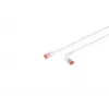 Networking cable Lanview LV-6AFTP-FLEX-ANG-005W RJ45 Cat6A 5m White