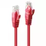 Network Cable Lindy 3m Cat.6 RJ-45 U/UTP Red