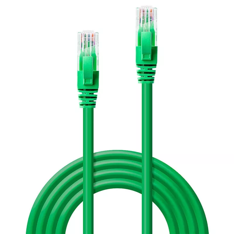 Network Cable Lindy 20m RJ-45 Cat6 U/UTP Green