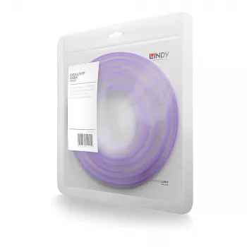 Network Cable Lindy 3m Cat.6 RJ-45 U/UTP Violet
