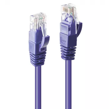 Network Cable Lindy 5m Cat.6 RJ-45 U/UTP Violet