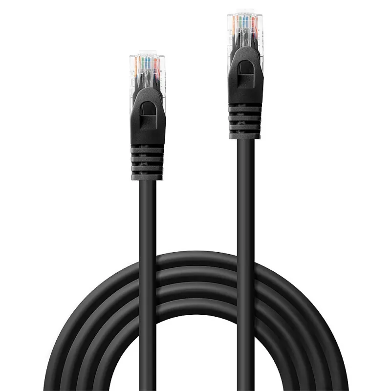 Networking Cable Lindy Rj45/Rj45 CAT6 1m RJ-45 U/UTP Black