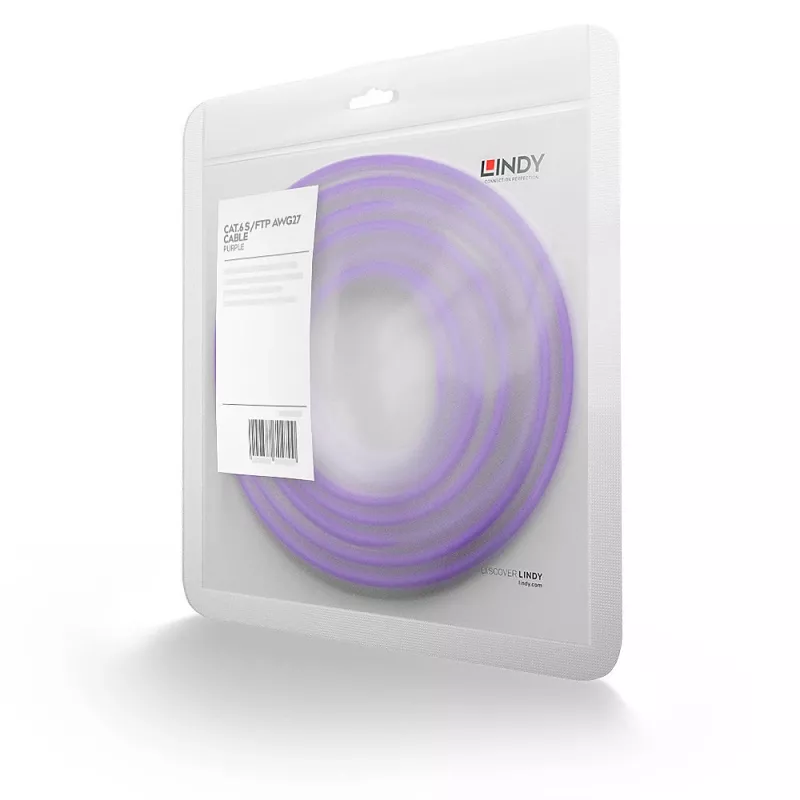 Networking Cable Lindy Rj45/Rj45 CAT6 2m RJ-45 S/FTP Violet