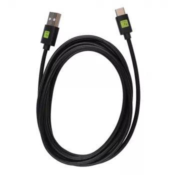 Techly ICOC MUSB31-CMAM20T USB cable USB 3.2 Gen 1 (3.1 Gen 1) 2 m USB A USB C Black