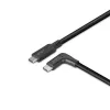 Lindy 1.5m USB 3.2 Type C Cable, 90° Right Angle, 10Gbps