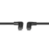 Lindy 0.5m USB 3.2 Right-Angled USB-C to Right-Angled USB-C Cable, 10Gbps