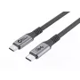 Microconnect USB4CC025 USB cable USB4 Gen 3x2 0.25 m USB C Black