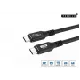 Microconnect MC-USBCC8 USB cable USB 3.2 Gen 2x2 8 m USB C Black