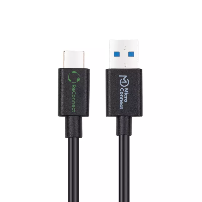 Microconnect ECO-USB3.2CA0.25 USB cable USB 3.2 Gen 2 (3.1 Gen 2) 0.25 m USB A USB C Black