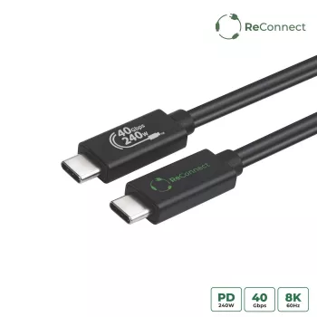 USB4 cable MicroConnect ReConnect ECO-USB4CC05 40 Gbps 100 W, USB-C to USB-C