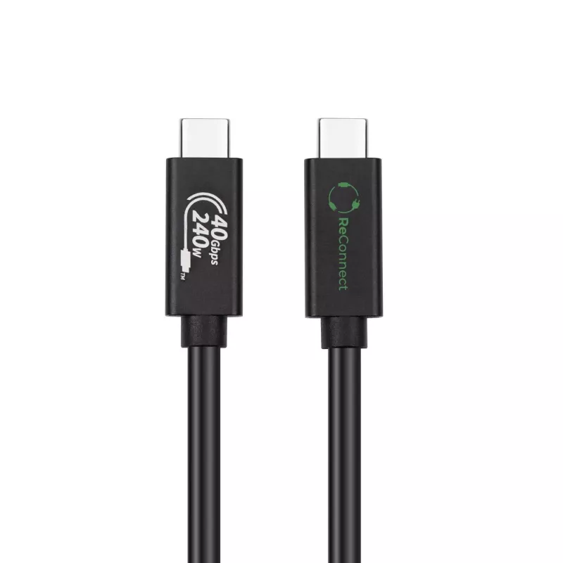 USB4 cable MicroConnect ReConnect ECO-USB4CC05 40 Gbps 100 W, USB-C to USB-C
