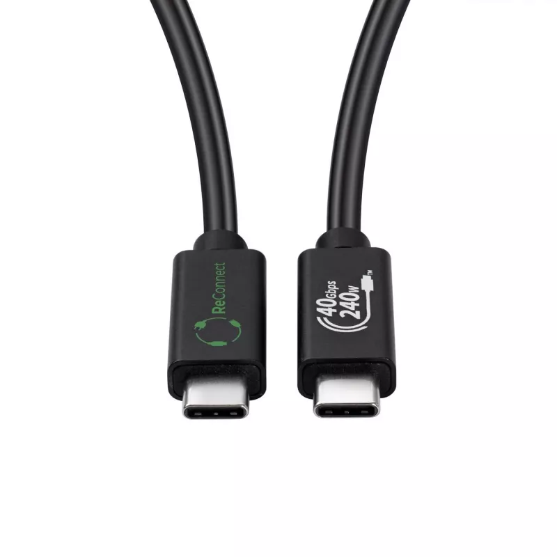 USB4 cable MicroConnect ReConnect ECO-USB4CC05 40 Gbps 100 W, USB-C to USB-C
