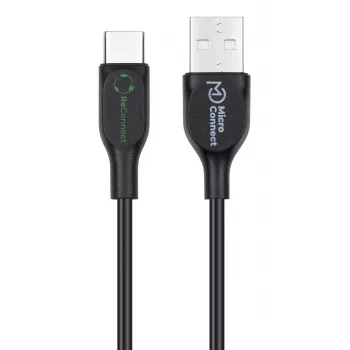 Microconnect ECO-USB3.1CCHAR1B USB cable USB 2.0 1 m USB A USB C Black