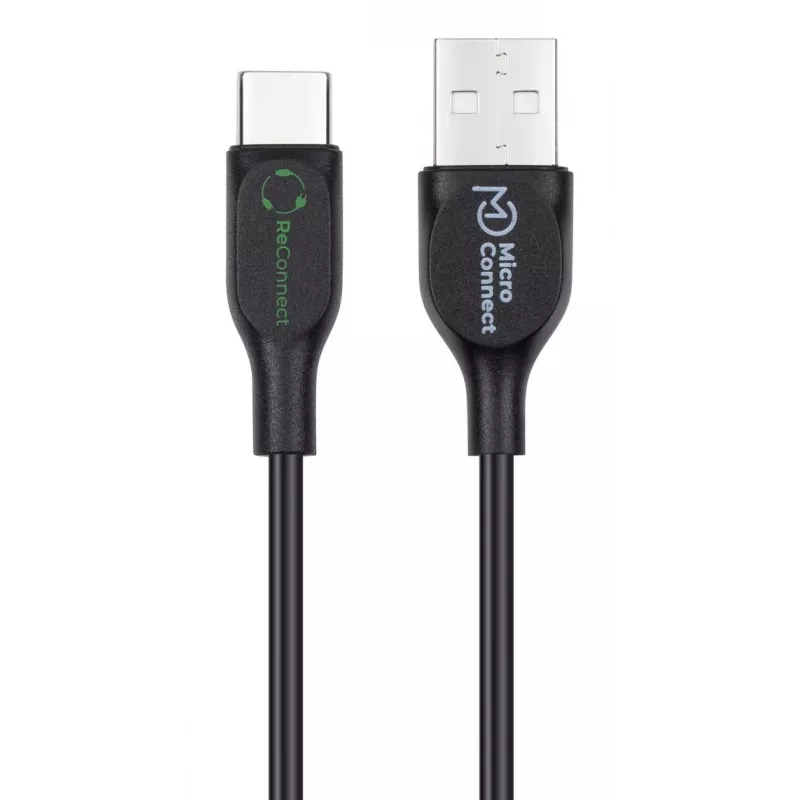 Microconnect ECO-USB3.1CCHAR3B USB cable USB 2.0 3 m USB A USB C Black