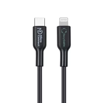 Microconnect ECO-USB3.1CL1 Lightning Cable 1m Black USB C Connector