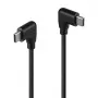 Lindy 1m USB 2.0 Right-Angled USB-C to Right-Angled USB-C Cable