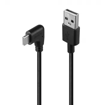 USB cable Lindy 32000 — USB 2.0, USB-A to USB-C, 0.5 m, black