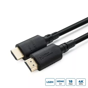 HDMI cable MicroConnect MC-HDM19191V2.0LSZH 4K, 2 m, Low Smoke Zero Halogen