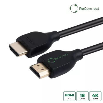 Microconnect ECO-MC-HDM19190.5V2.0 HDMI cable 0.5 m HDMI Type A (Standard) Black
