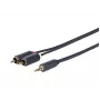 Vivolink PROMJRCA2 audio cable 2 m 3.5mm 2 x RCA Black