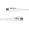 StarTech.com 3ft (1m) USB-A to USB-C Charging Cable, Charge & Sync, 3A, USB 2.0, TPE Jacket - White USB Charging Cord