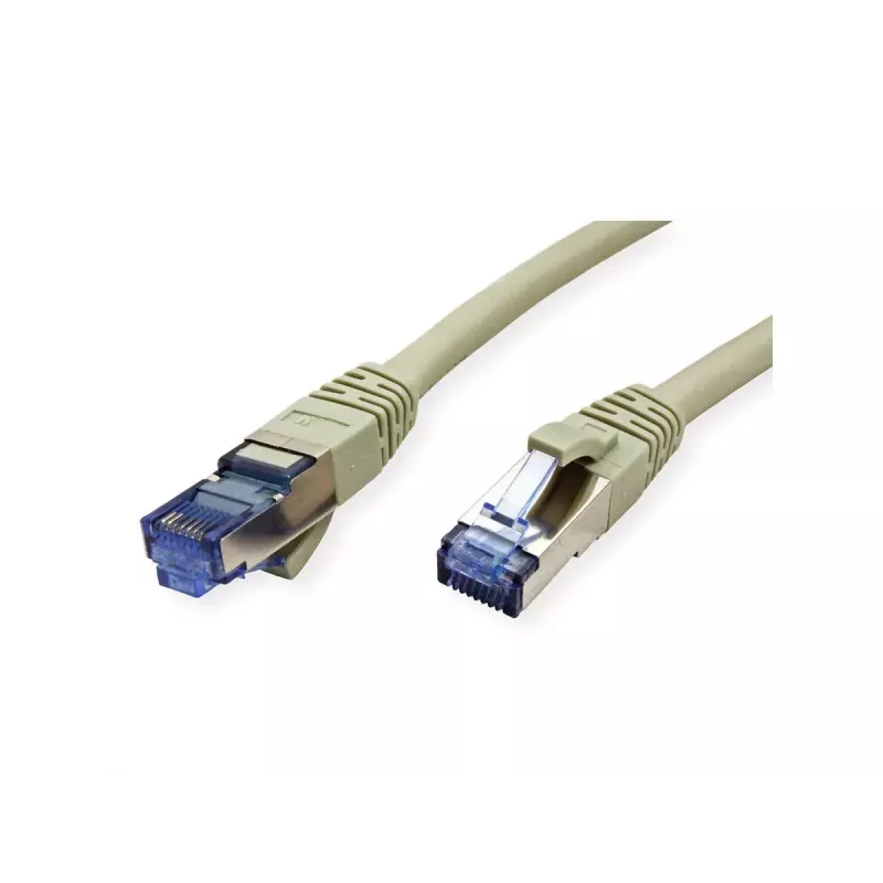 Networking Cable VALUE 21.99.0859 RJ-45 Cat6a 0.15m Grey