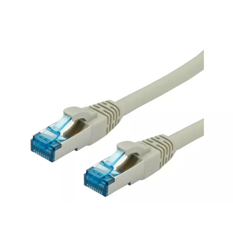 Networking Cable VALUE 21.99.0859 RJ-45 Cat6a 0.15m Grey