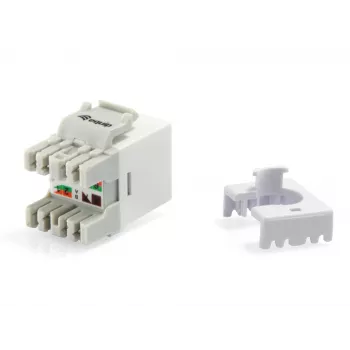 Equip Cat.6 Unshielded Keystone Jack LSA, Slim Type, White