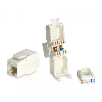 Cat.6 Unshielded Keystone Jack Toolfree Equip 769216