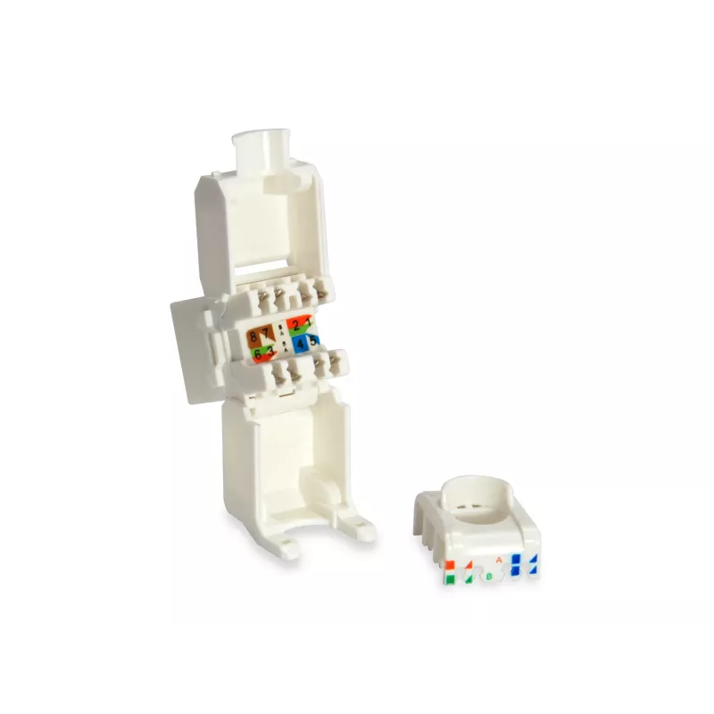 Cat.6 Unshielded Keystone Jack Toolfree Equip 769216