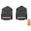 HDMI Cable with Ethernet Manhattan HDMM1MP 1m Male to Male Black