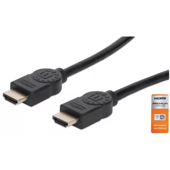 HDMI Cable Male to Male Manhattan HDMM2MP 1.8m Black