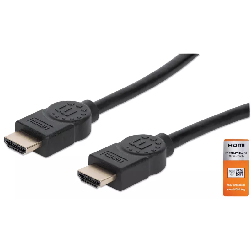 HDMI Cable Male to Male Manhattan HDMM2MP 1.8m Black