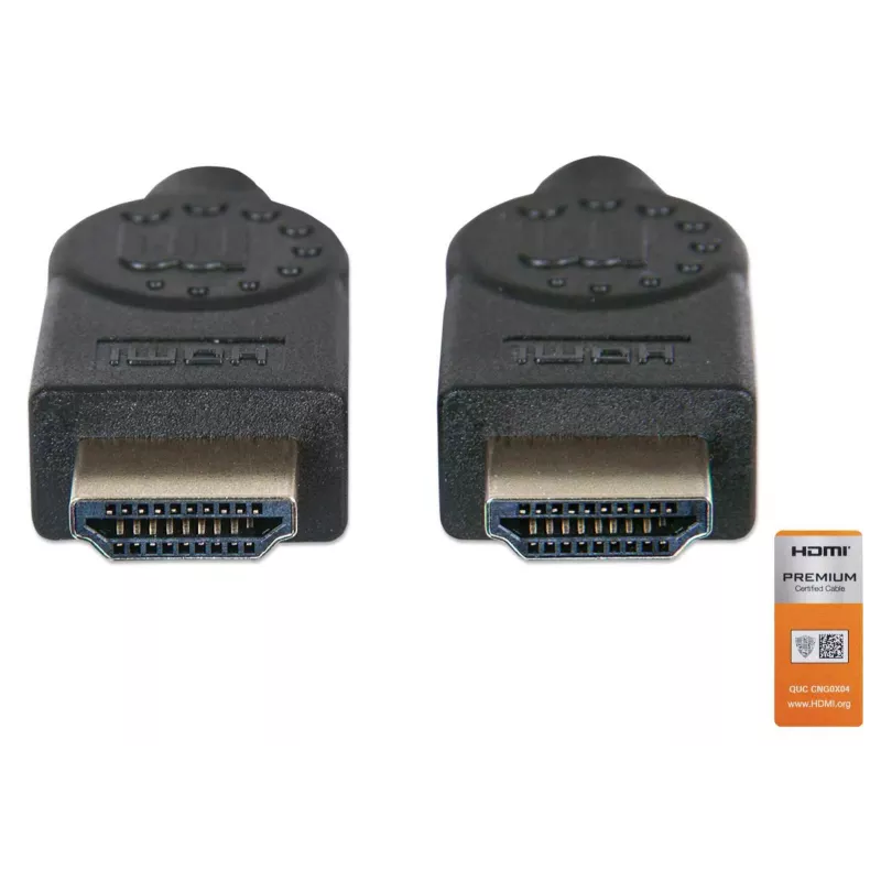 HDMI Cable Male to Male Manhattan HDMM2MP 1.8m Black