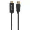 Manhattan DisplayPort 1.2 to HDMI Cable, 4K@60Hz, 1.8m, Male to Male, DP With Latch, Black, Not Bi-Directional, Three Year Warranty, Equivalent to 6F-DP-HDMI-4K60-HDR (except 20cm shorter)