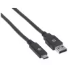 USB-C to USB-A Cable Manhattan 354974 2m Male to Male