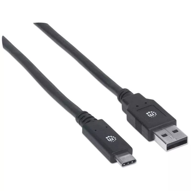 USB-C to USB-A Cable Manhattan 354974 2m Male to Male