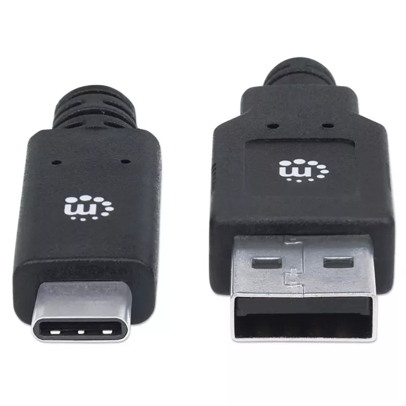 USB-C to USB-A Cable Manhattan 354974 2m Male to Male