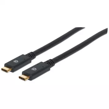 USB-C Cable Manhattan USB315CC2M 2m Male to Male Black